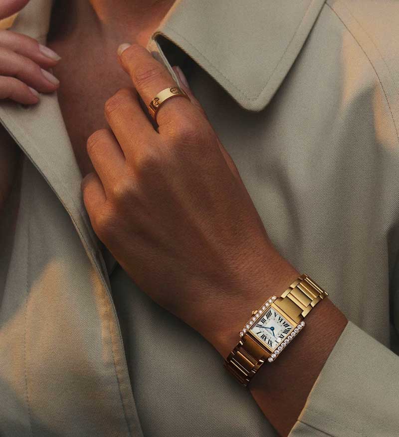 Marque de montres de luxe d'occasion Cartier