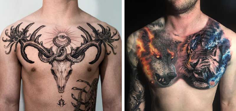 Choisir l'emplacement de votre prochain tatouage : la poitrine