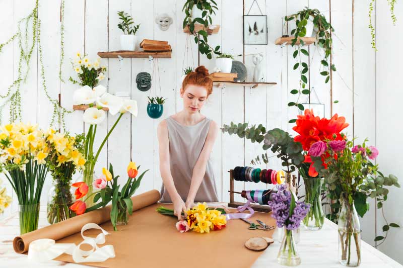 Must-have supplies and tools for a florist shop