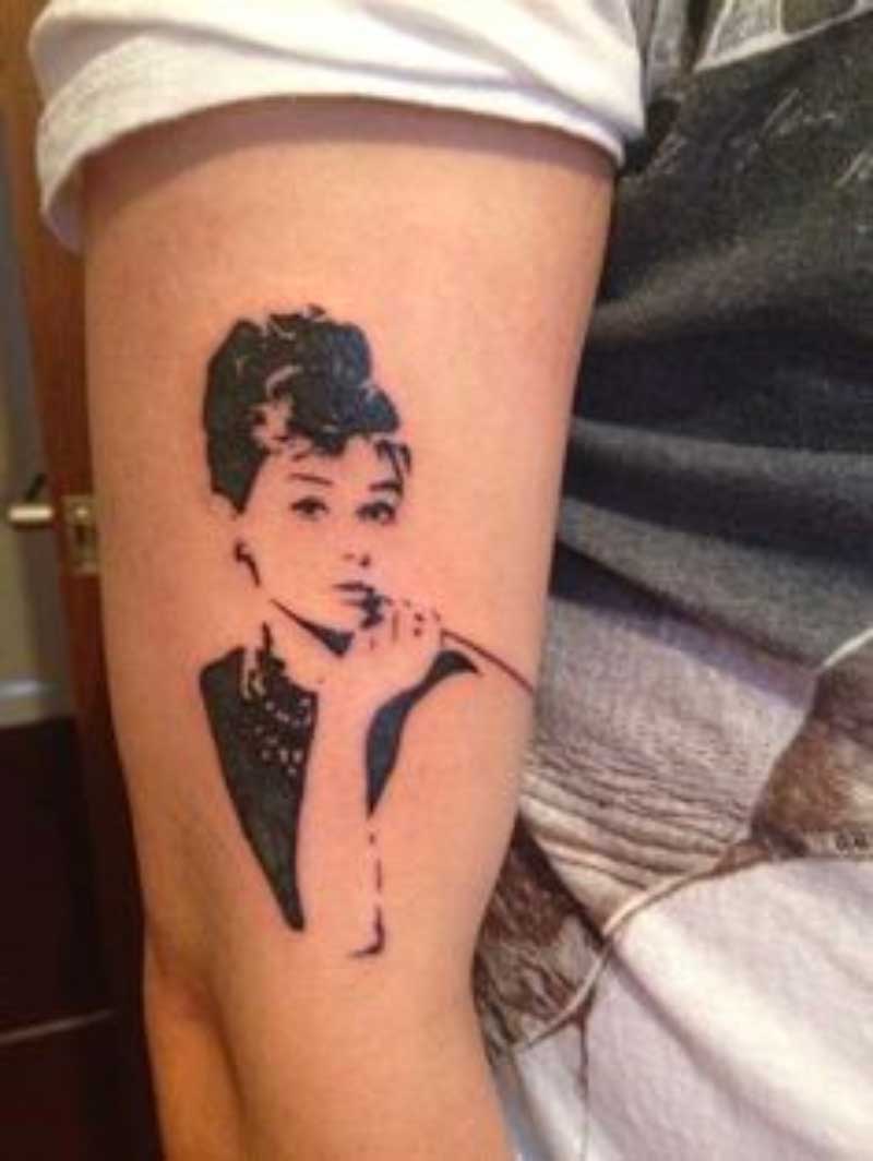 Audrey Hepburn Tatouage