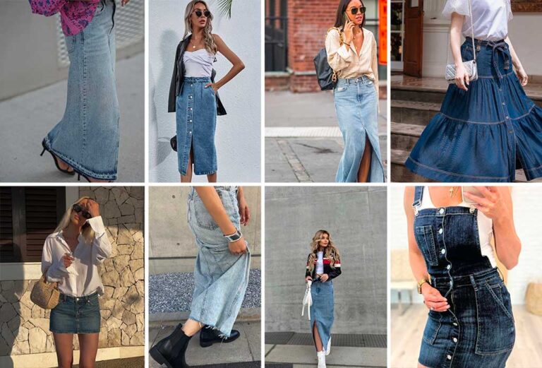 16 nouvelles façons de porter une jupe en jean