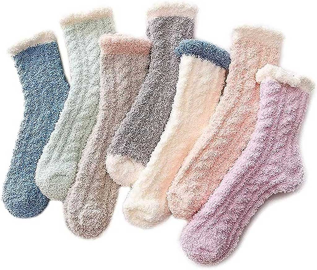 Coziest Fuzzy Socks for Lounging Around At Home