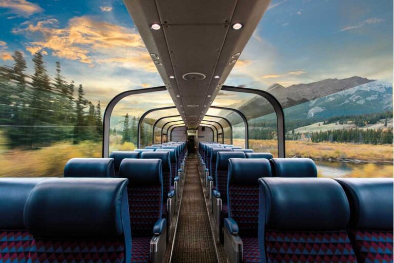 Les meilleures destinations que vous pouvez explorer à bord d’un train de luxe à travers le Canada