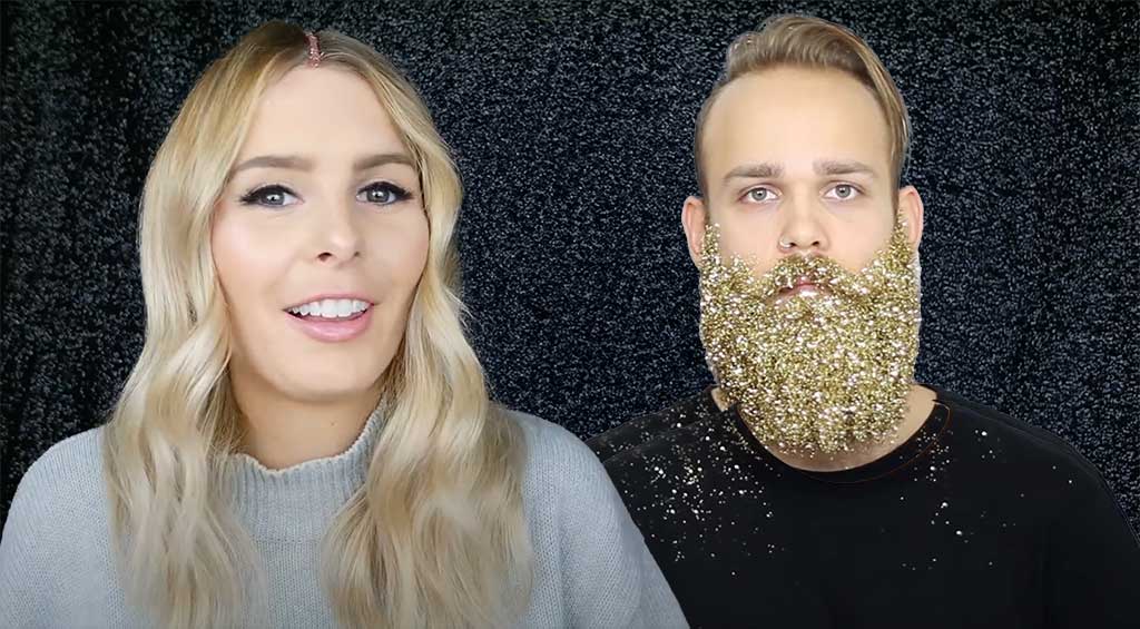 Glitter Hair (or Beard): 5 video tutorials for the nr.1 Festive Hair Trend