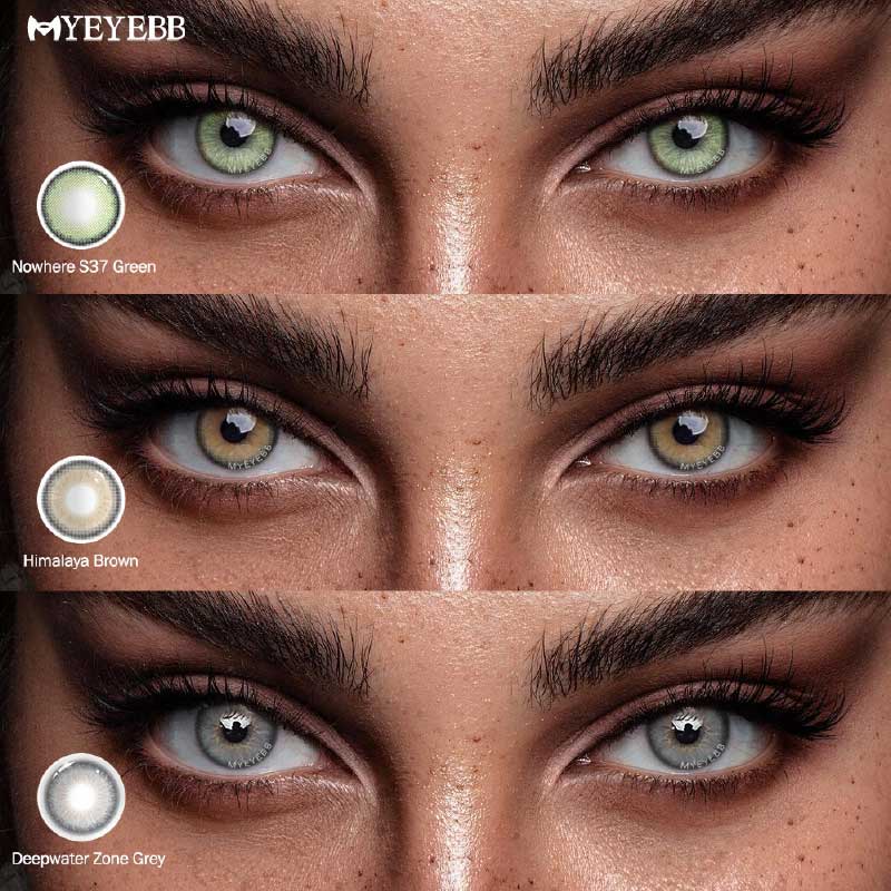 Meilleures lentilles de contact colorées chez MYYEBB