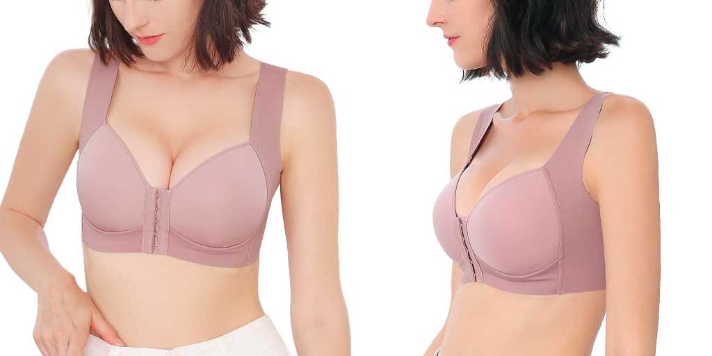 Pink Comfortable Front Closure T-Shirt Bra Your Perfect Mix of Style and Comfort