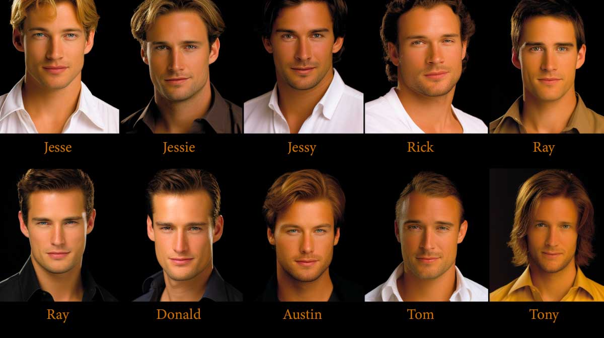 Most Attractive Male Names Of All Time