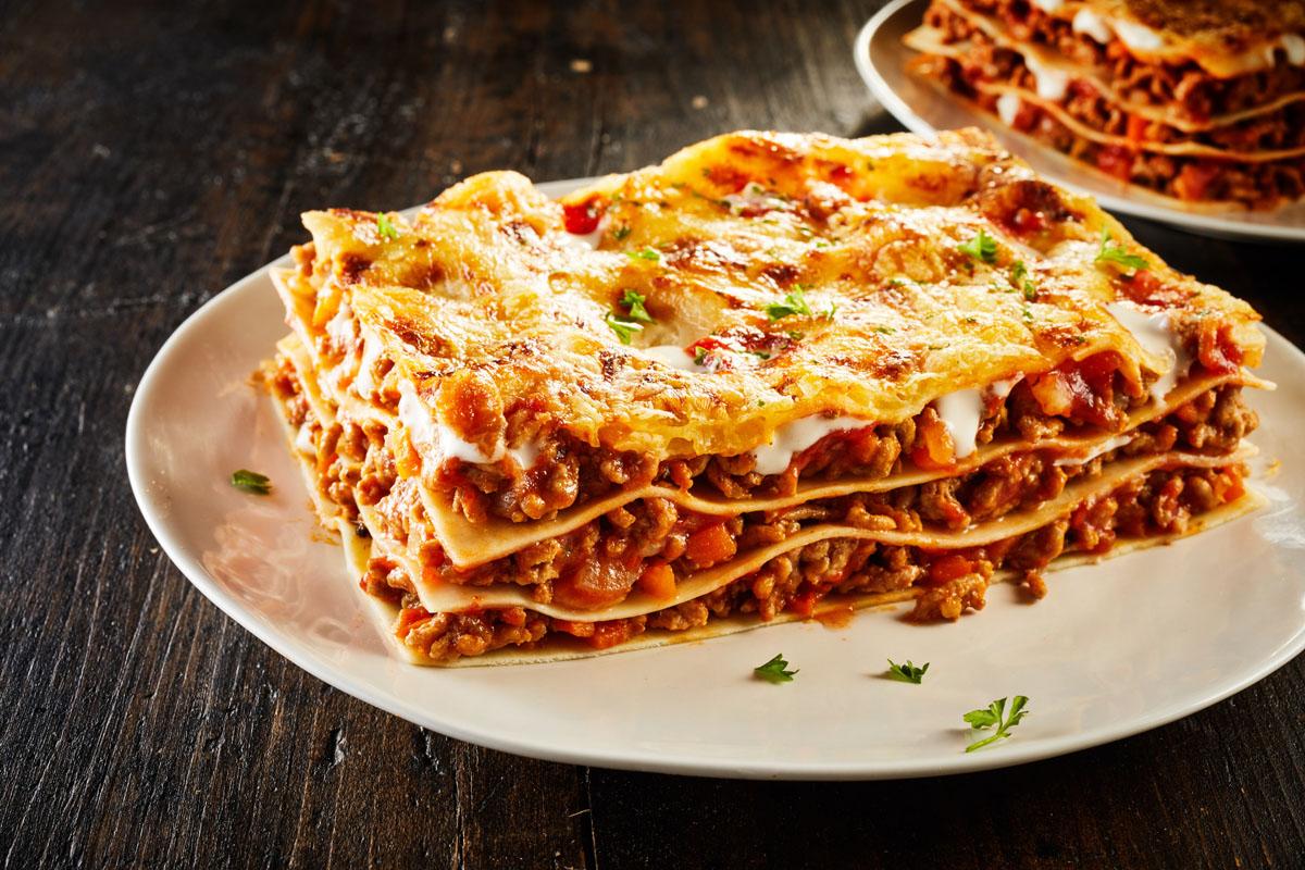 L'aliment le plus calorique : les lasagnes
