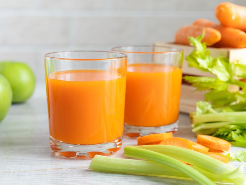 Jus de carotte et céleri – propriétés