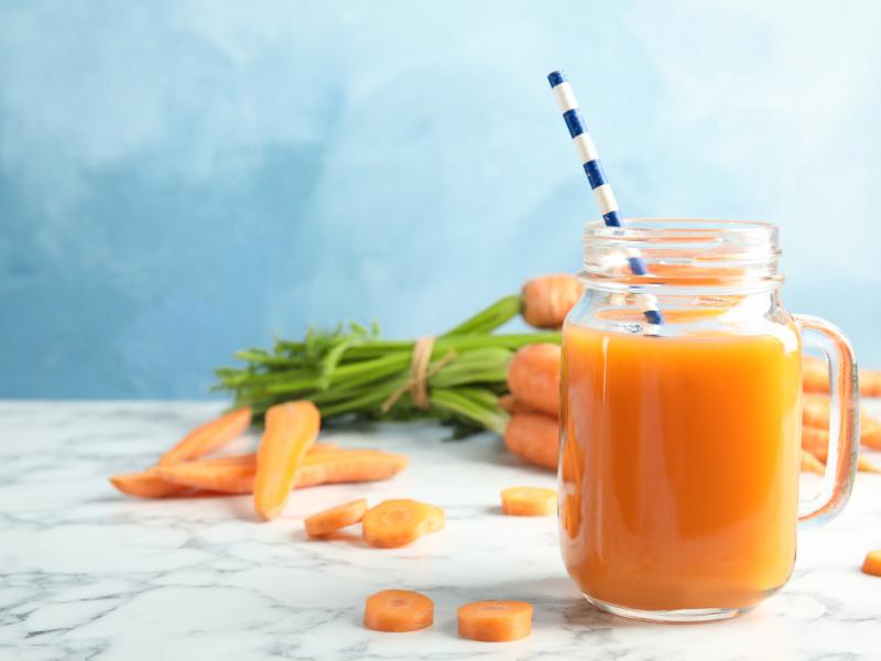 Propriétés du jus de carotte mariné
