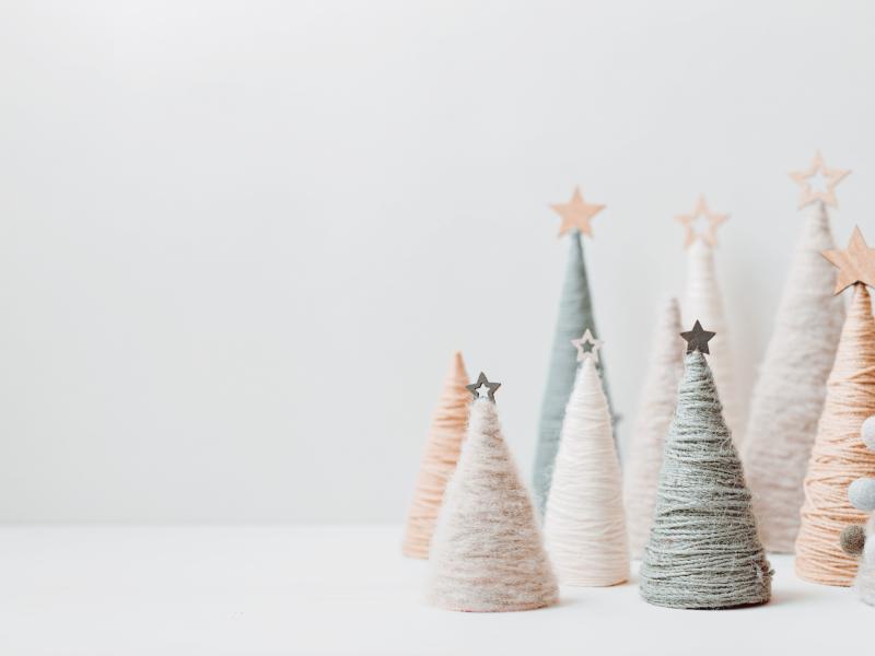 Sapin de Noël DIY à partir de ficelle