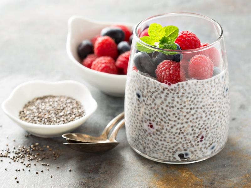 Poudding chia facilement digestible