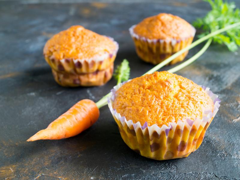 Muffins carottes sans gluten