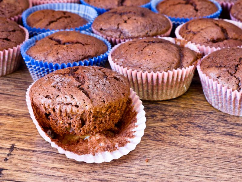 Muffins au chocolat sans gluten