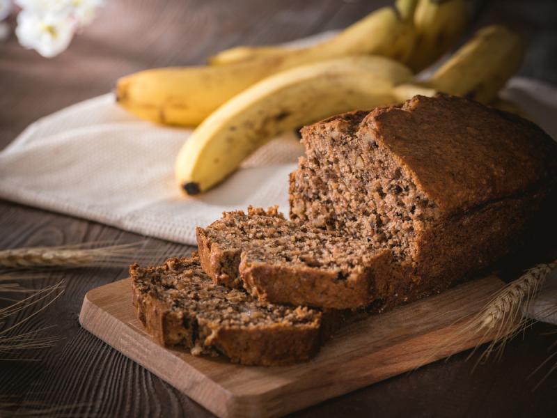 Pain aux bananes végétalien