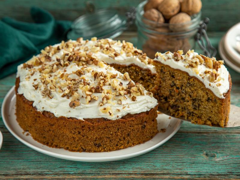 Gâteau aux carottes céto et mascarpone