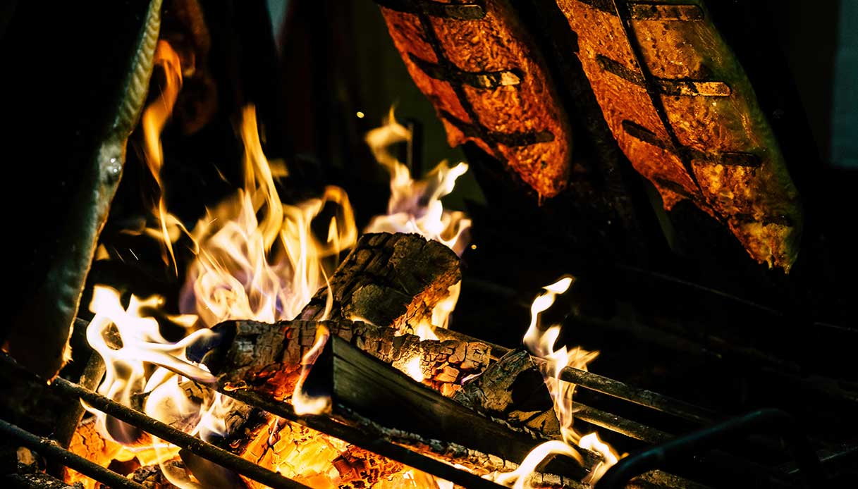 Gril sur la grille verticale