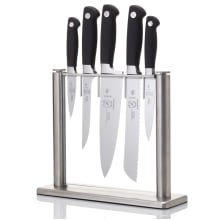 Image du produit de Ensemble de couteaux Mercer Culinary Genesis 6 pièces avec bloc en verre trempé
