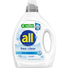 Image du produit de Tous les détergents gratuits et transparents