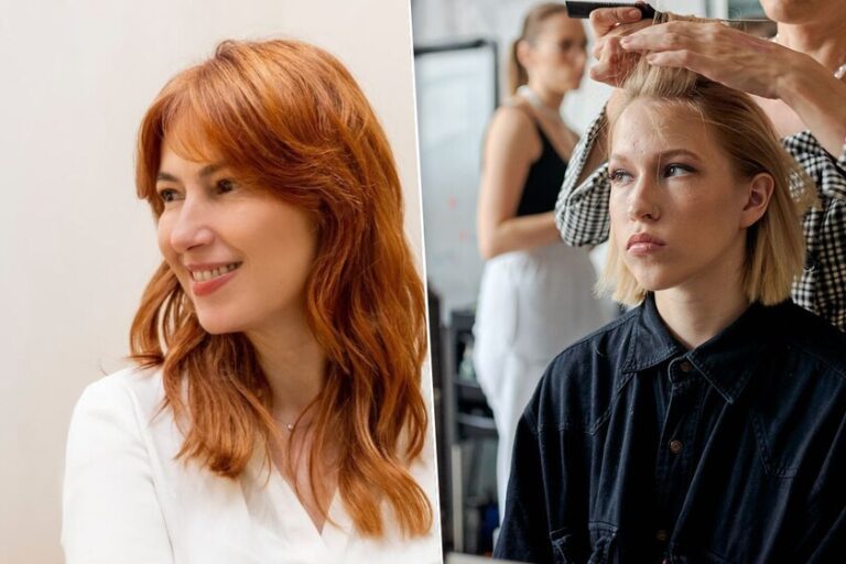 María Baras, coiffeuse : "Normalement, les cheveux fins sont plus beaux avec des cheveux moyens que des cheveux longs. Il est conseillé de ne pas superposer trop de couches, car avec les couches, l&rsquo;épaisseur des cheveux est généralement perdue."