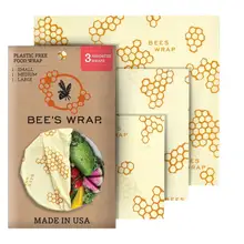 Image du produit de l'emballage alimentaire réutilisable à la cire d'abeille Bee's Wrap