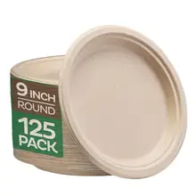 Image du produit des assiettes en papier 100 % compostables Stack Man