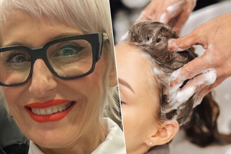 Felicitas Ordás, coiffeuse : "Le lavage inversé peut aider dans certains cas, notamment sur cheveux fins, car il évite les excès de produit au niveau des racines."