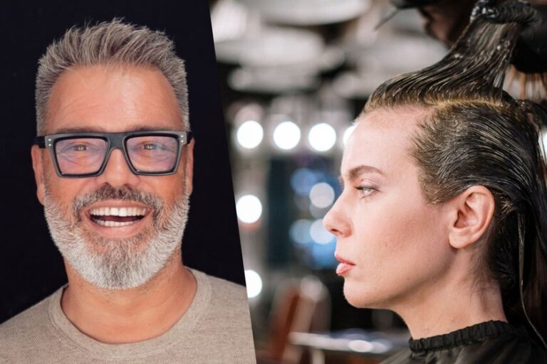 Le coiffeur expert Víctor del Valle recommande d&rsquo;intégrer les cheveux gris avec un vernis et de donner des points de lumière
