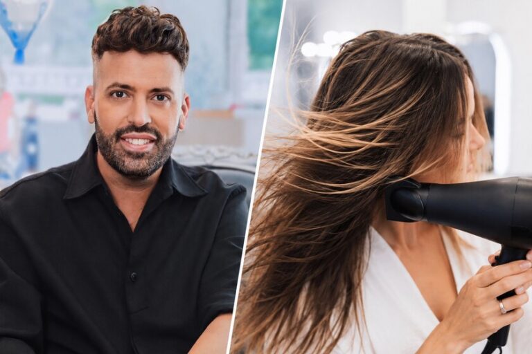 Rafael Bueno, coiffeur : « Après la douche, il est essentiel de sécher les cheveux fins avec un sèche-cheveux et de les déplacer avec les mains pour qu&rsquo;ils aient du volume et durent plus longtemps »