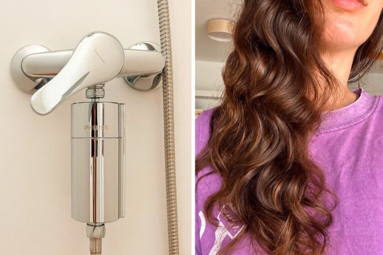 Vivre sur la plage a laissé mes cheveux ternes et ternes. Ce filtre de douche a sauvé mes cheveux