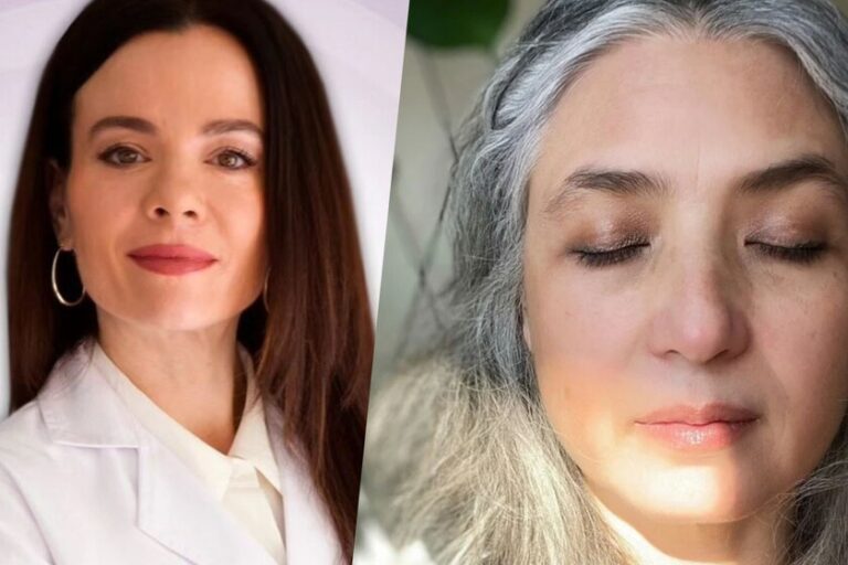 Helena Rodero, pharmacienne : "Si vous en avez assez de la tyrannie des teintures, c&rsquo;est le moyen le meilleur et le plus respectueux pour que vos cheveux passent complètement au gris."